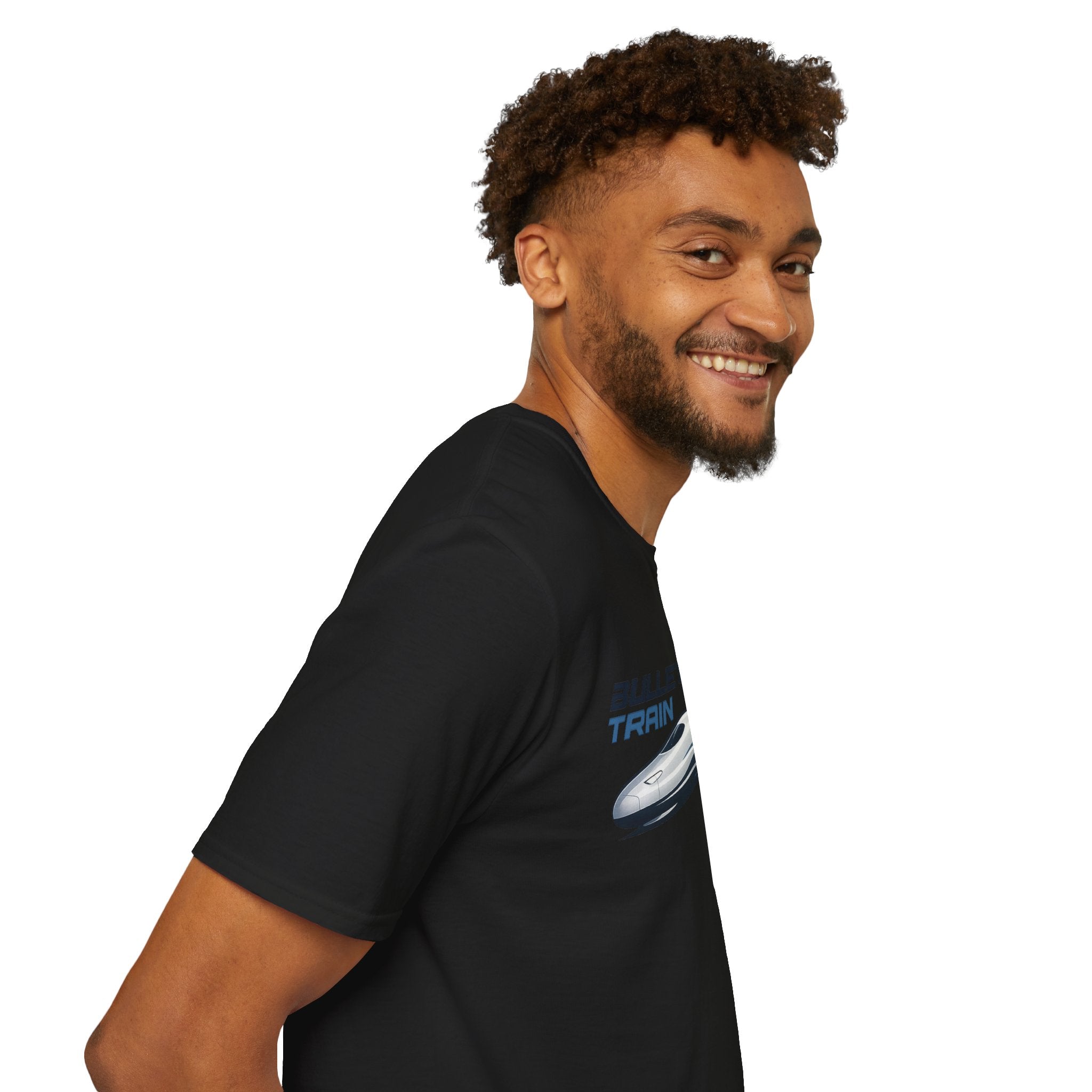 The Bullet Train Unisex Softstyle T-Shirt Japan Shinkansen Tokyo Graphic Tee Japanese Streetwear Shirt
