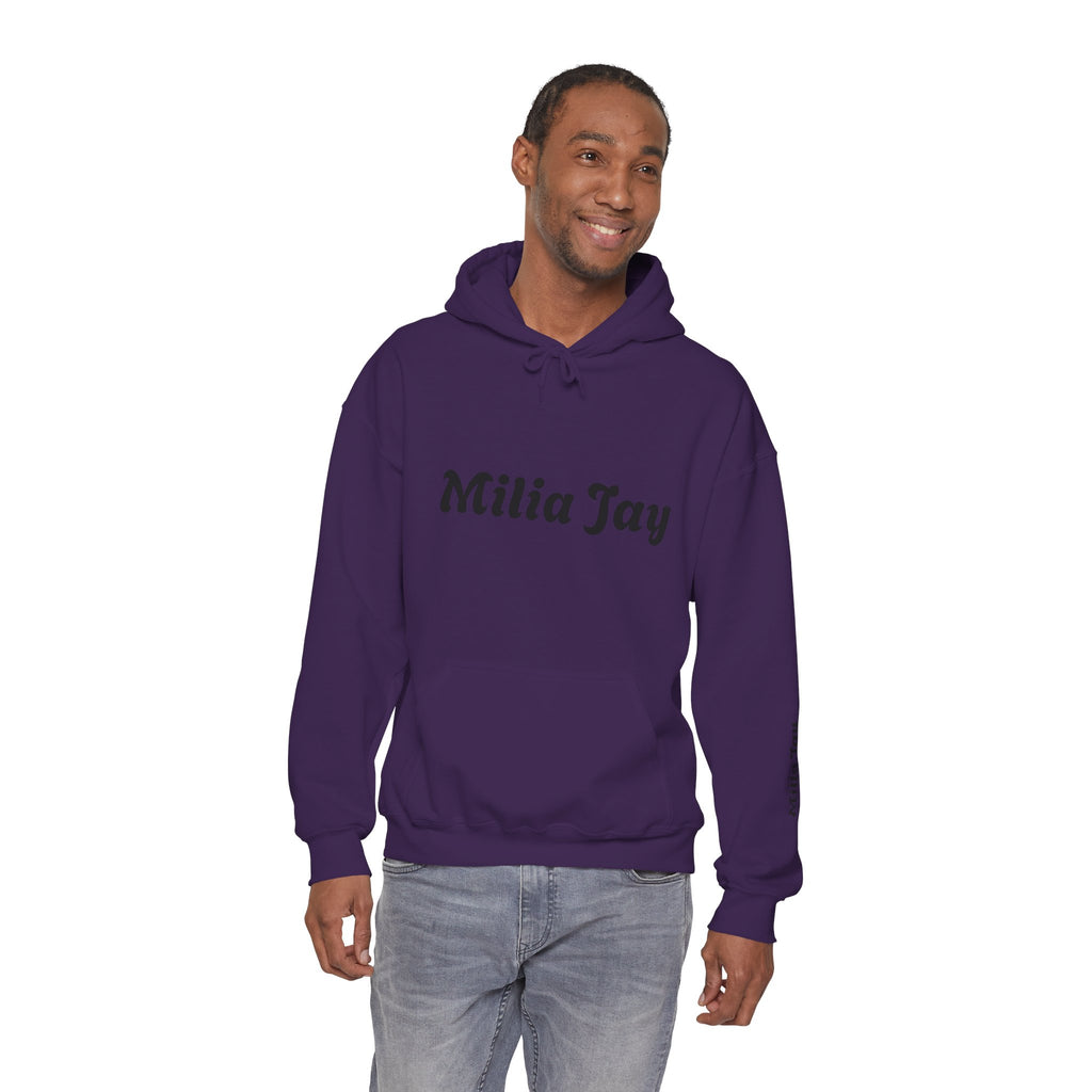 Milia Jay Hoodie with Red Heart Back