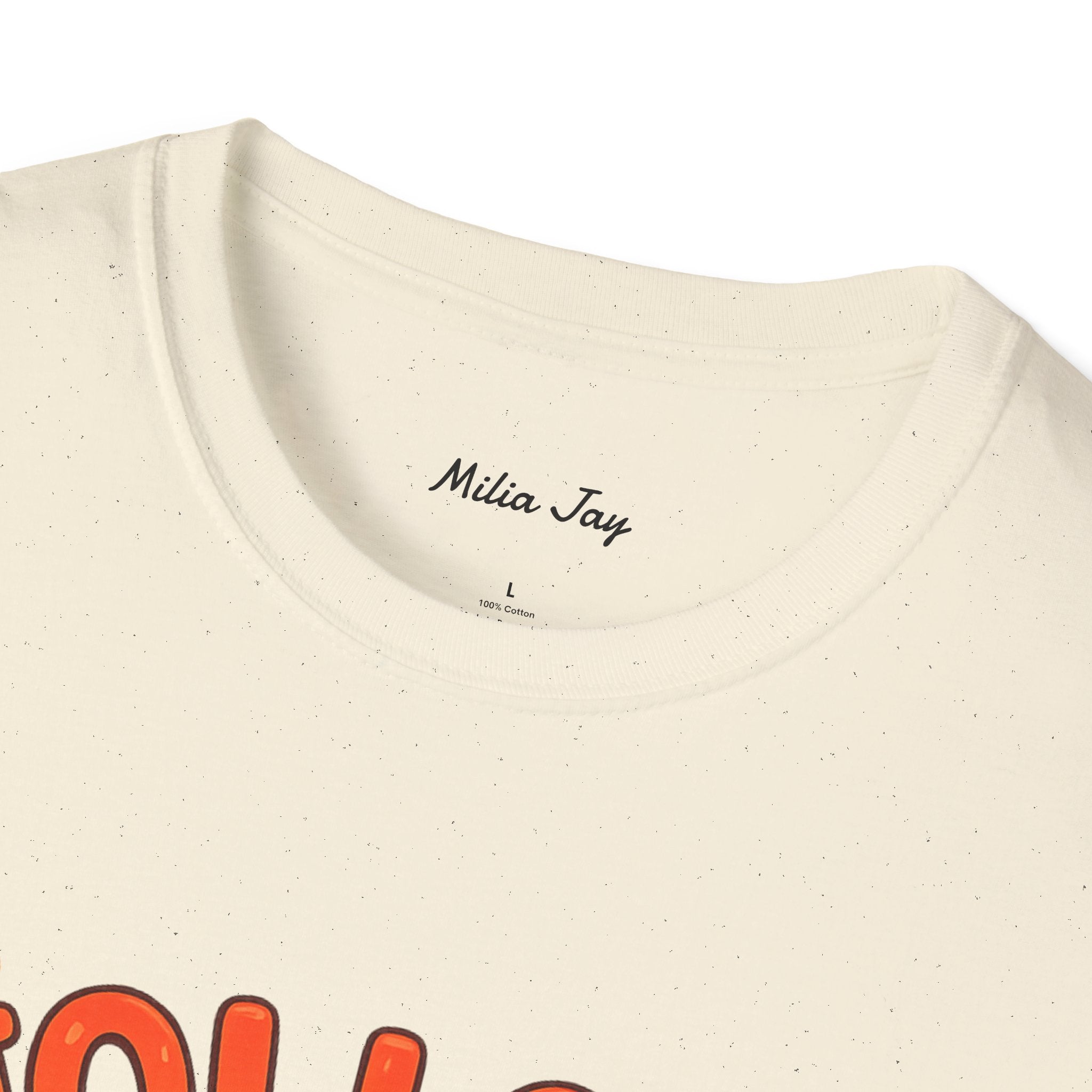 Jollof Rice T-Shirt Cute Kawaii Bowl Design (“Na happiness be this”)