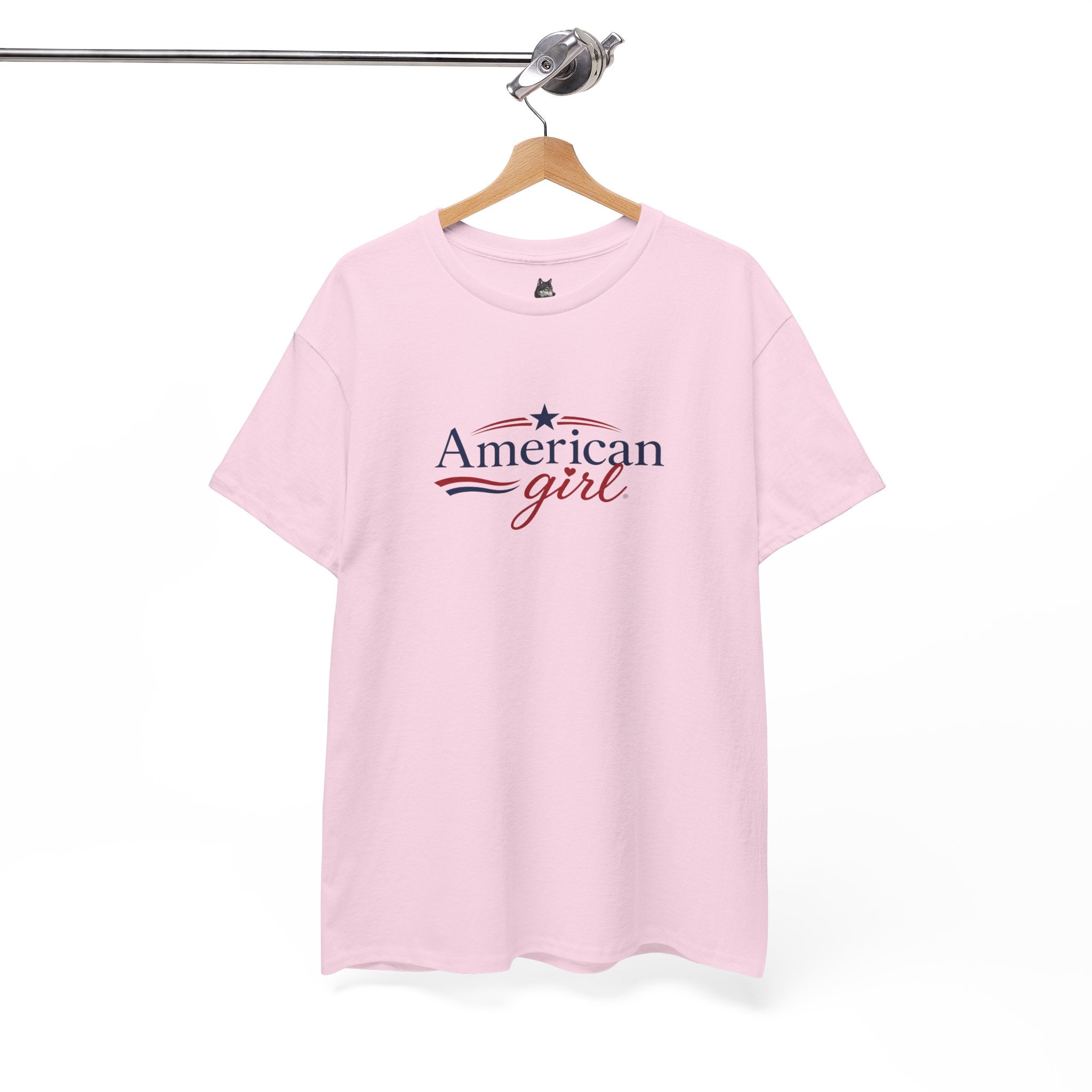 American Girl T-Shirt — Patriotic Stars & Script Tee