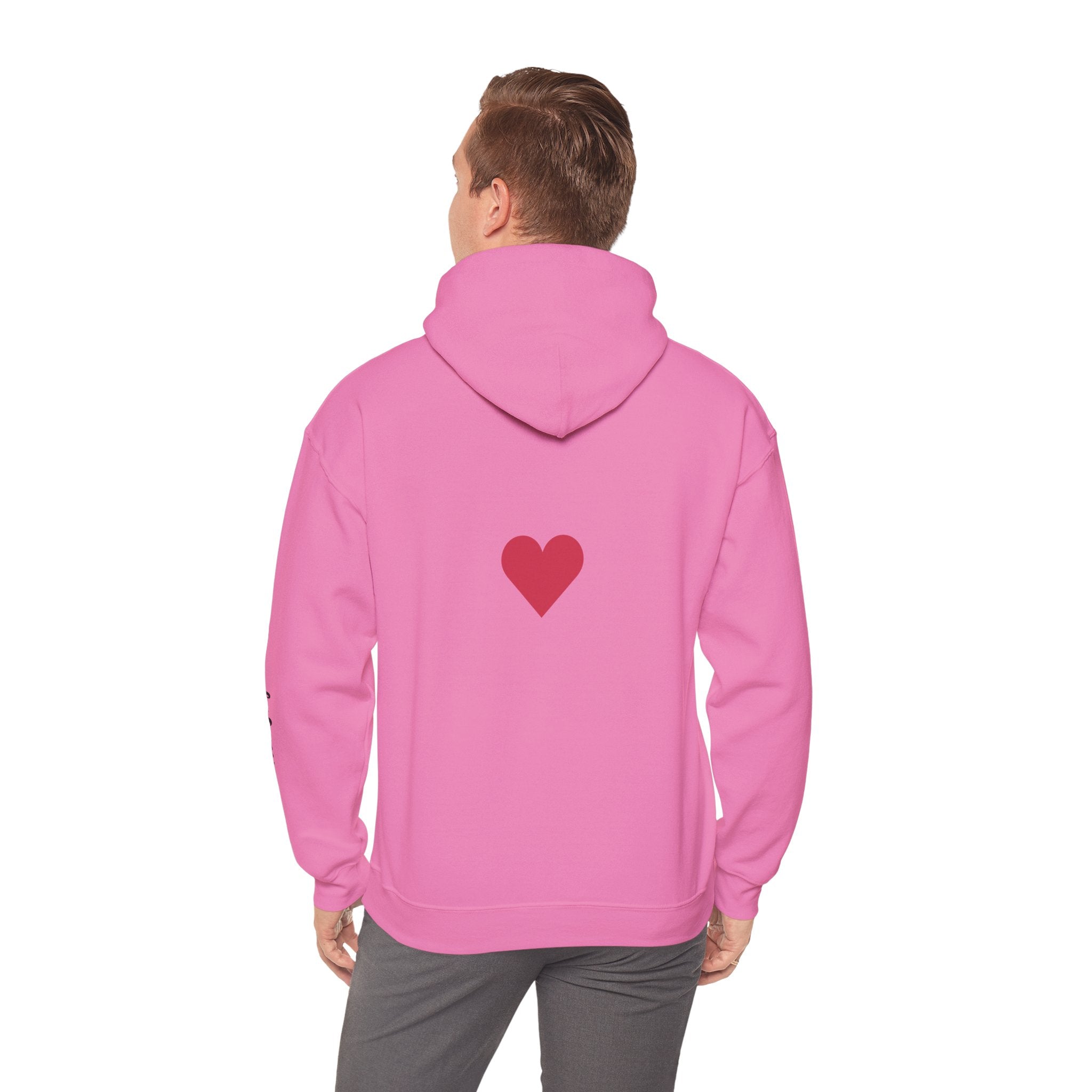 Milia Jay Hoodie with Red Heart Back