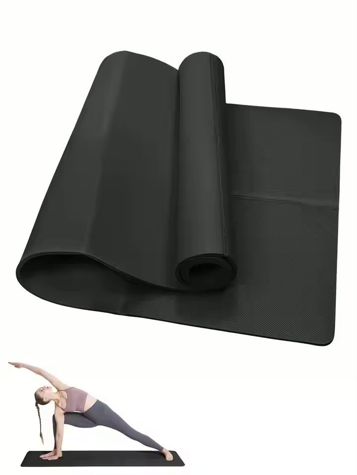 Milia Jay Best Yoga Mat – Anti-Slip 4mm EVA Yoga Mat for Pilates & Fitness, Lightweight Travel Yoga Mat for Home, Gym & Exercise