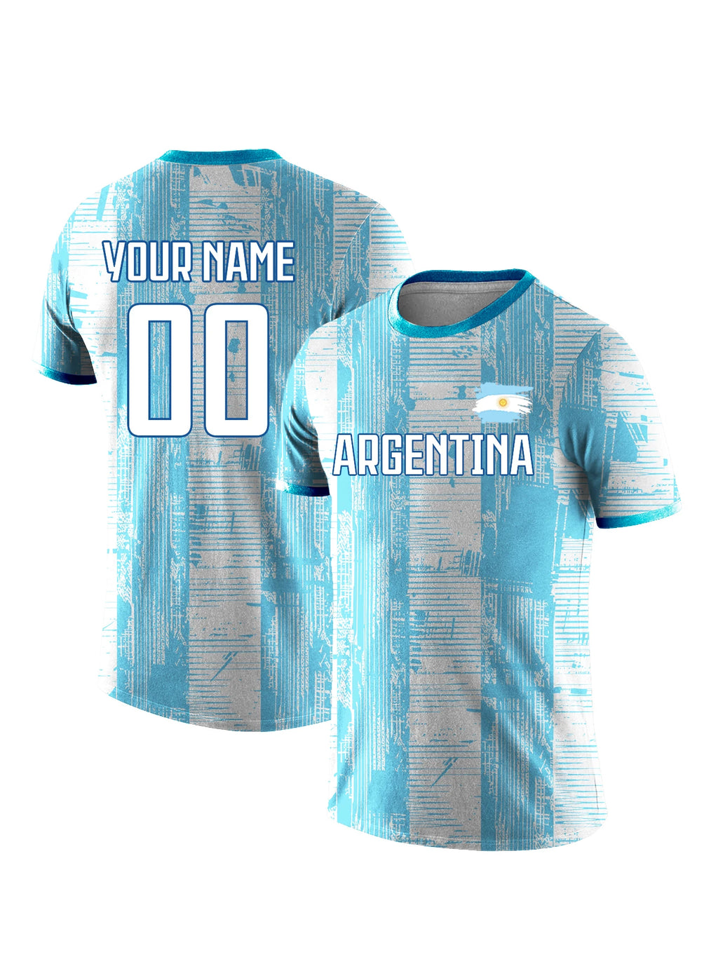 Unisex Custom Argentina Jersey 2026 World Cup – Personalized Name & Number Football Jersey | Breathable Quick-Dry Sportswear | Argentina World Cup 2026 Jersey.