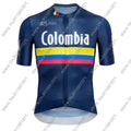2024 Team Colombia Men Cycling Jersey Short Sleeve Summer Cycling Clothing Road Bike Shirt Bicycle Tops MTB Wear Uniform Maillot