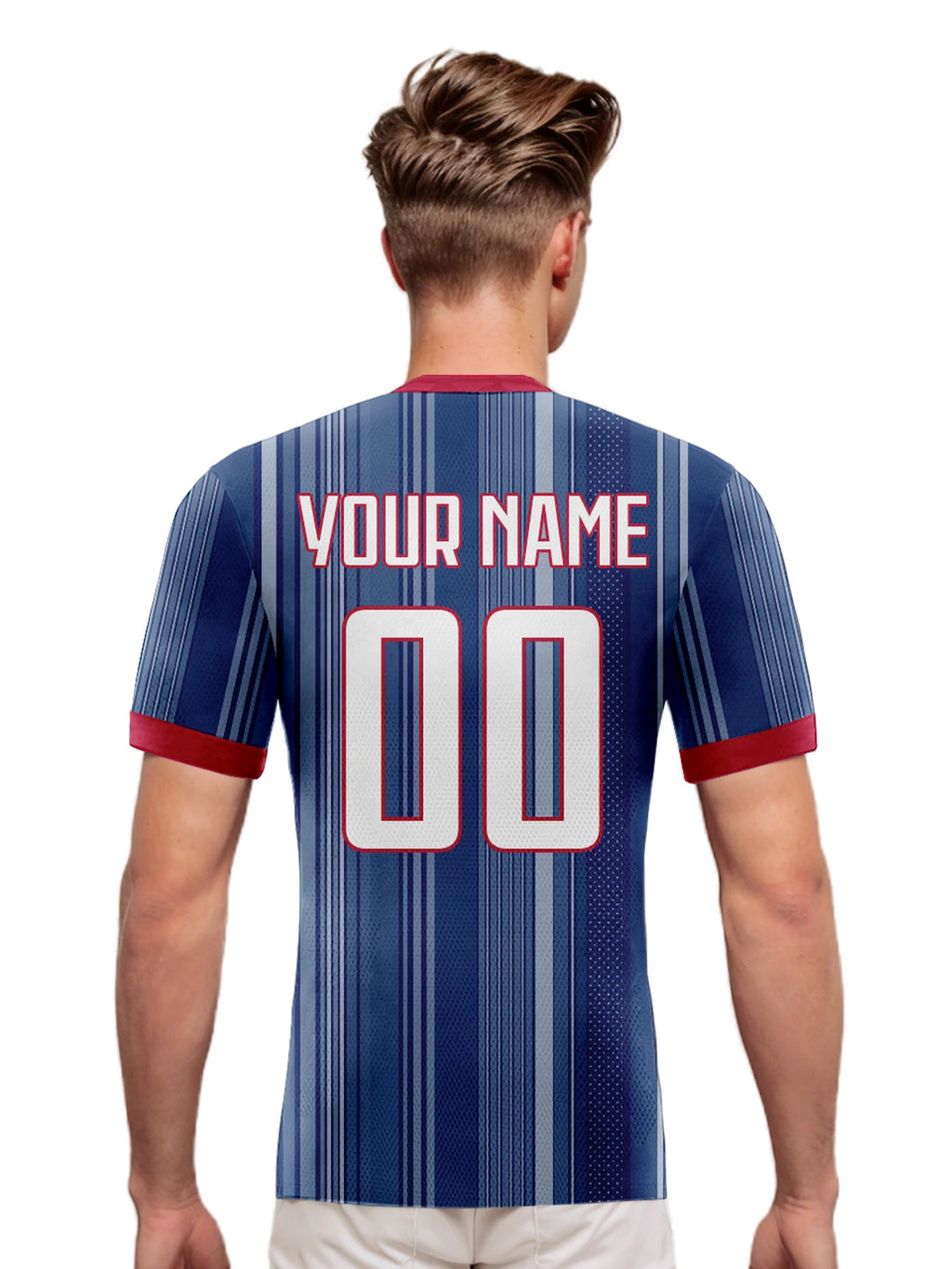 Custom USA Soccer Jersey Personalized Football Shirt with Printed Name Number Soccer Team Jerseys for Women Men Youth Fans