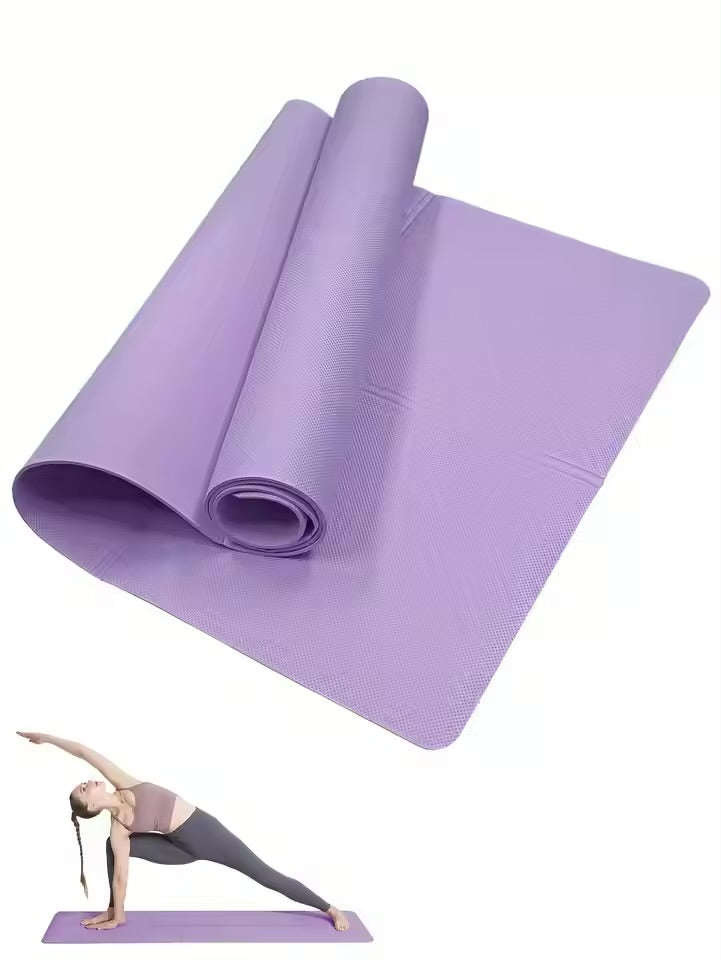 Milia Jay Best Yoga Mat – Anti-Slip 4mm EVA Yoga Mat for Pilates & Fitness, Lightweight Travel Yoga Mat for Home, Gym & Exercise