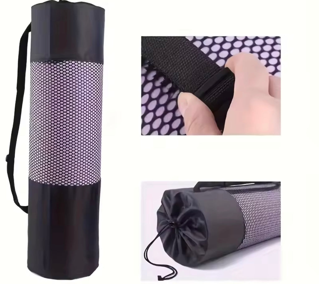 Yoga Mat Bag for Women – Large Fitness Gym Tote Inspired by Alo Yoga Bag Style for Pilates, Workout & Wellness Essentials