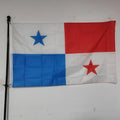 Bandeira do Panamá 90x150cm - Banner para Pendurar 100% Poliéster, Grande Decoração Externa/Interna, Pendurar na Parede do Orgulho Nacional