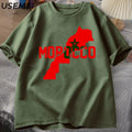 Morocco Flag Graphic T Shirts Men Cotton Short Sleeve Moroccan T-shirt Men's Printed T Shirt Male Clothes Streetwear
