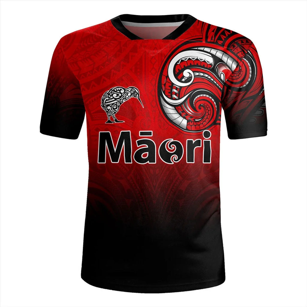 New Zealand Rugby-Jersey Silver Fern Flag Styles 3D Printed V Neck T Shirt NZ Jersey V-Neck T-Shirts Men Cool Short Sleeves Tees