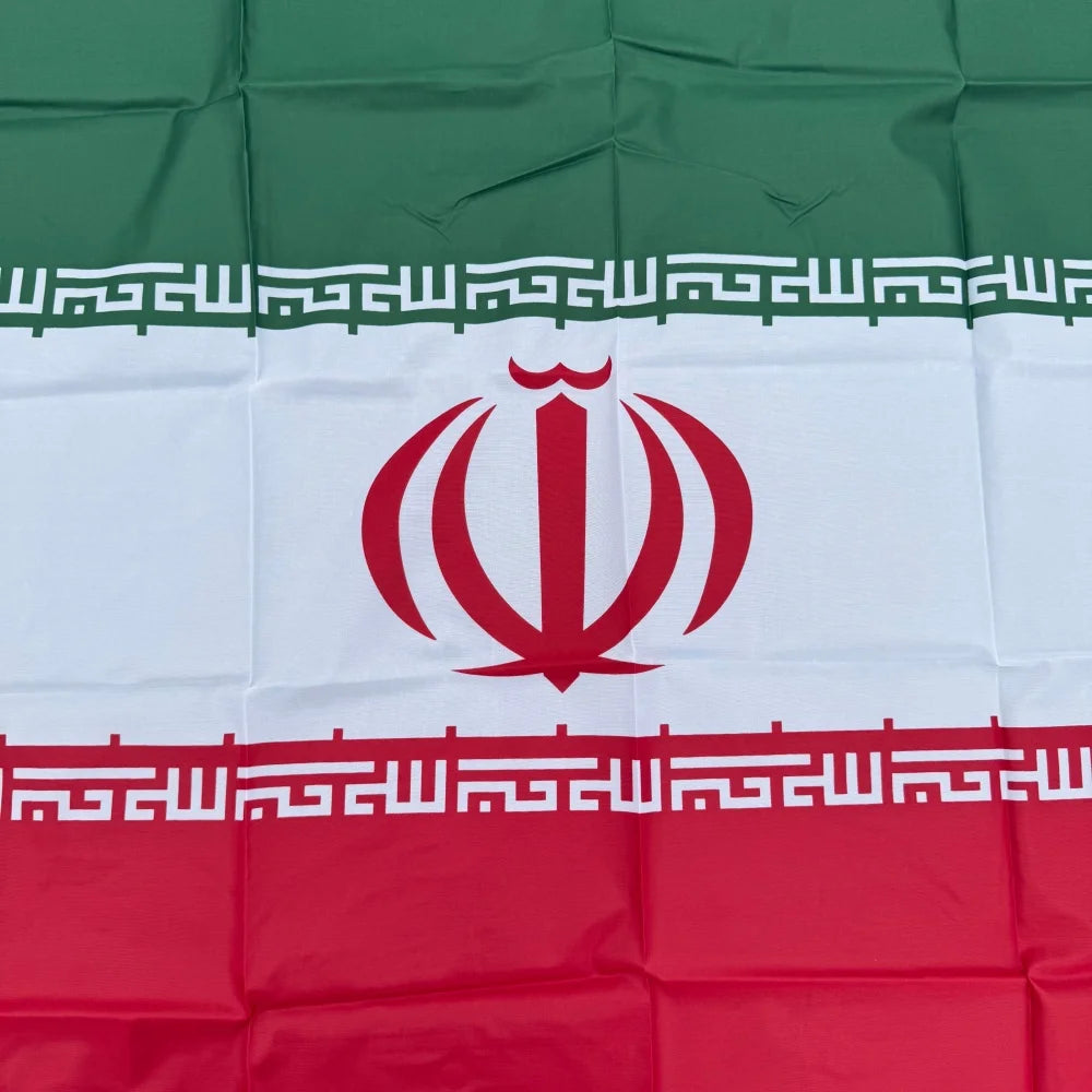 Iran Flag 150x90cm Large 3x5 FT Iranian National Flag Polyester Double Stitched Outdoor Indoor Decoration