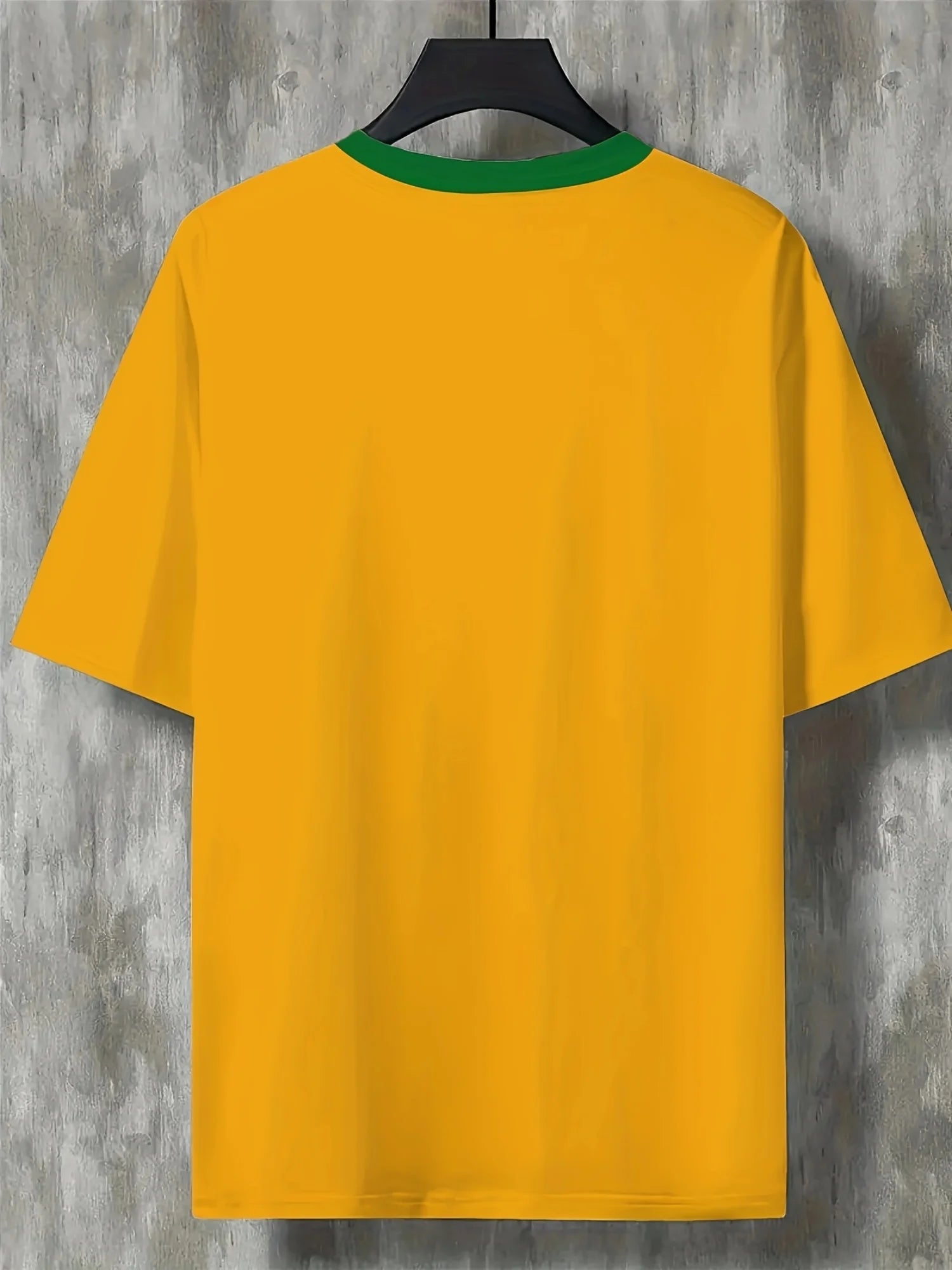 Brazil Football T-Shirt Men – Brazil Jersey Style Crewneck Tee | Casual Summer Short Sleeve Shirt | Brazil World Cup 2026 Fan Top