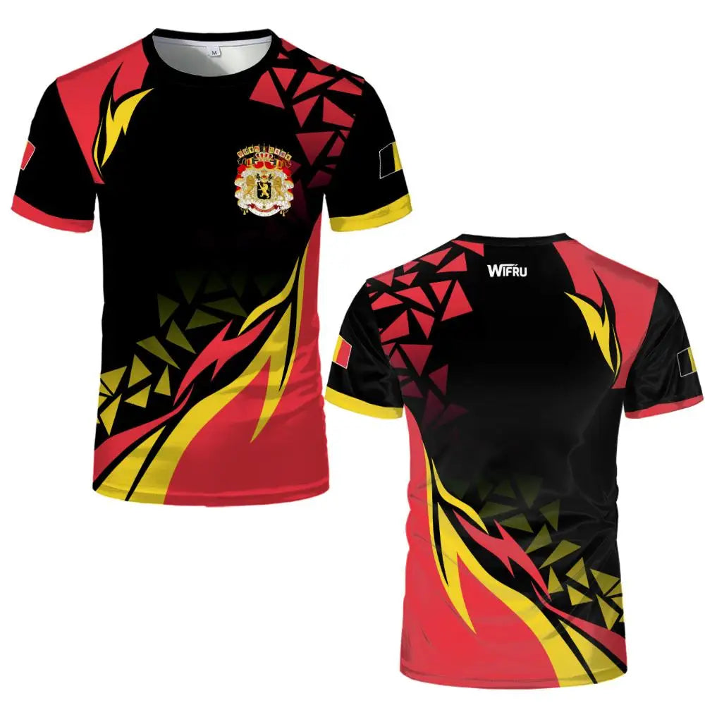 Belgium Football Jersey – Belgium Soccer Jersey | 3D Emblem Quick-Dry Breathable World Cup 2026 Fan Jersey (Men & Women)