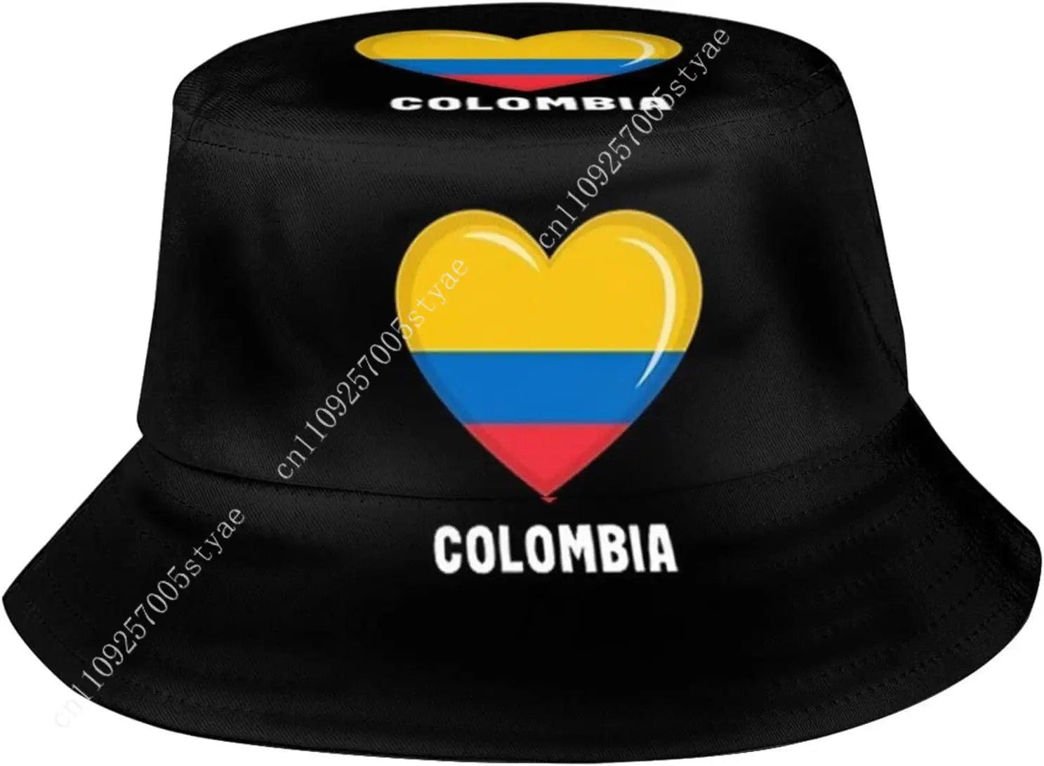 Colombia Flag Bucket Hat – Summer Fisherman Cap, Outdoor Sun Hat, Unisex Beach & Streetwear Hat