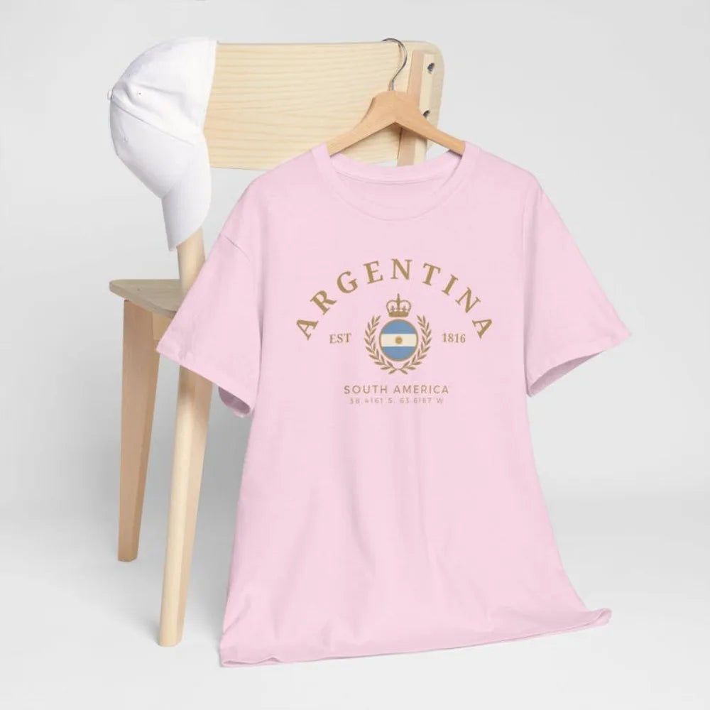 Camisa da Argentina Camiseta Estilo Vintage da Argentina Blusas da América Latina Moletom Estilo Vintage Feminino Blusas de Algodão de Alta Qualidade