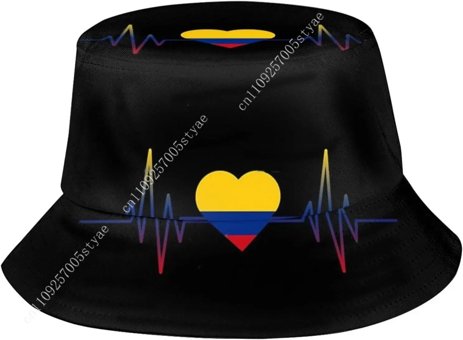 Colombia Flag Bucket Hat – Summer Fisherman Cap, Outdoor Sun Hat, Unisex Beach & Streetwear Hat