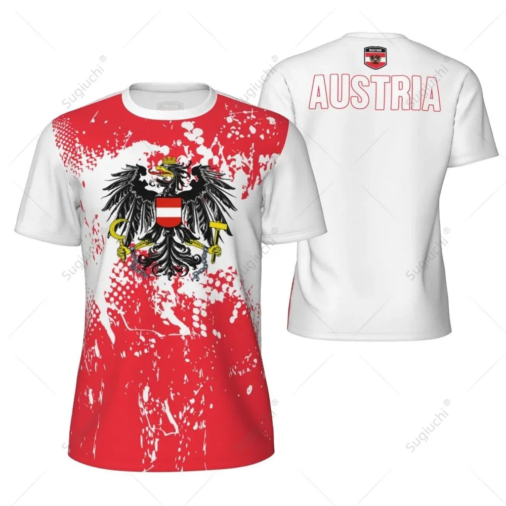 Austria Soccer Jersey| Quick-Dry Breathable Austria Jersey for Summer Sports