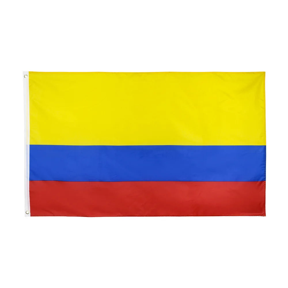 Colombia Flag 90x150cm – Colombian National Flag, Polyester Banner for Indoor Outdoor Home Decoration