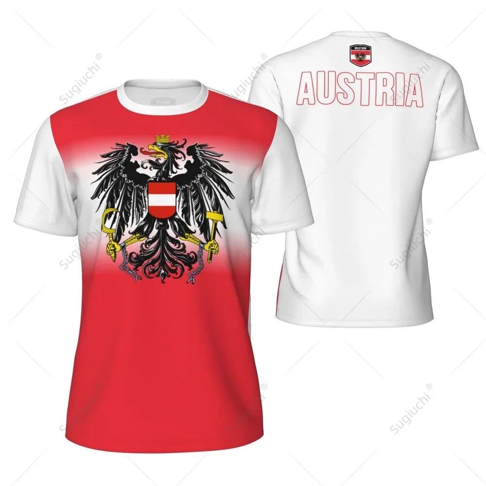 Austria Soccer Jersey| Quick-Dry Breathable Austria Jersey for Summer Sports