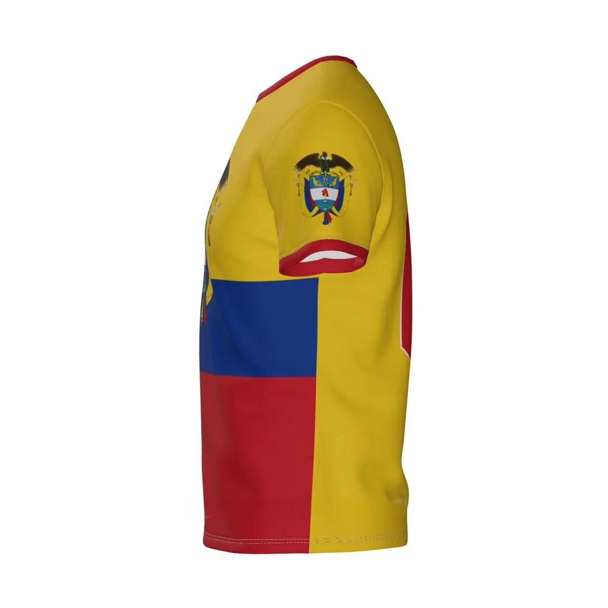Colombia Flag Mens T Shirt Printed Colombian National Emblem Football T-shirts Round Neck 2024 Summer Casual Short-sleeved Tops