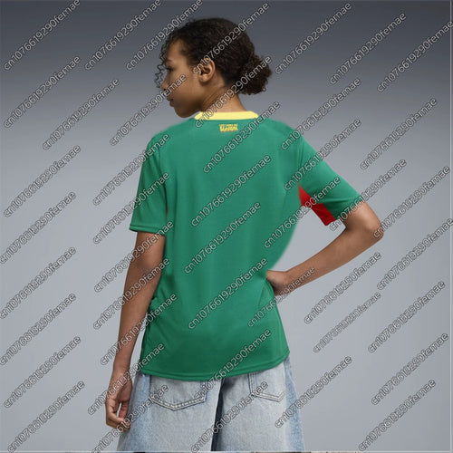 2026 Senegal Fan Version Soccer Jersey Boy Teenager Sports T-Shirt Breathable Quick Dry Training Top Football Warm-up Must-Have