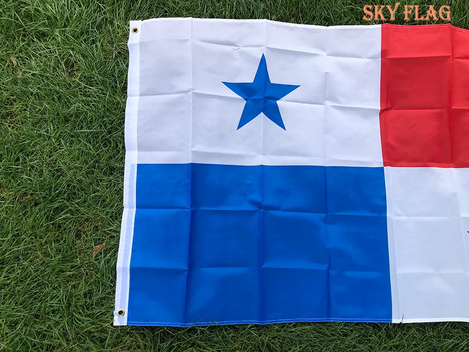 SKY FLAG Panama Flag 90x150cm hanging polyester pan pa Panama Flag Flying for Soccer
