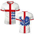 2026 New England Flag Soccer Jersey Fashion Streetwear Casual T Shirt Men Women O Neck Short Sleeve Football Training Tops
