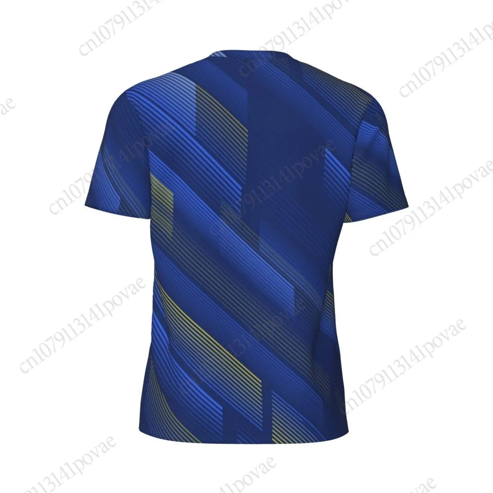 Sweden Flag T-shirts Men Women Mesh Clothing Sports Breathable For Running Bike Tennis Fitness
