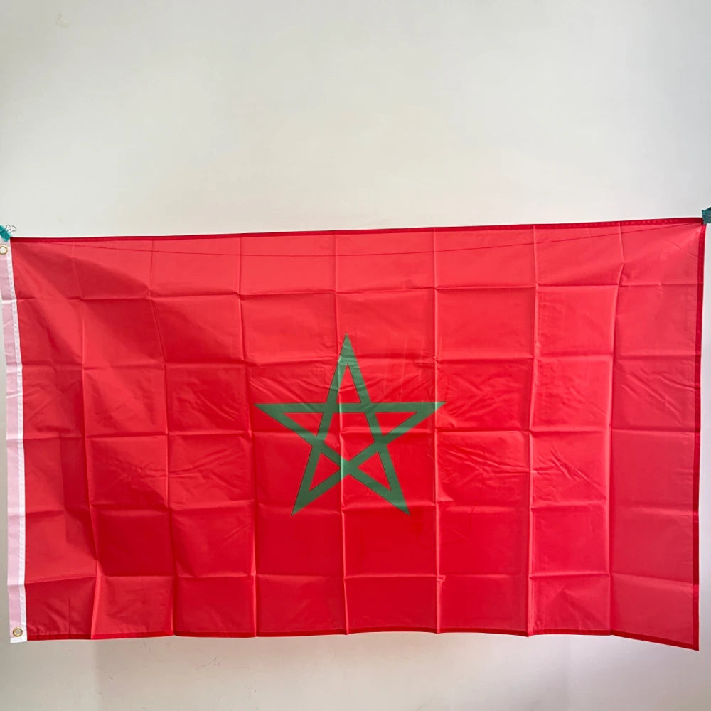 Bandeira do Marrocos 90x150cm MAR MA Bandeira do Reino do Marrocos Bandeira Faixa