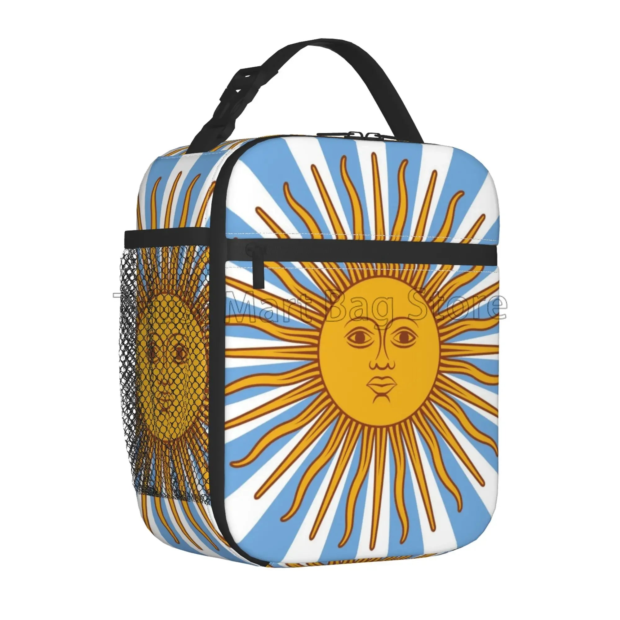 Argentina Flag Insulated Lunch Bag – Waterproof Thermal Bento Cooler Tote | Portable Reusable Picnic Lunch Box