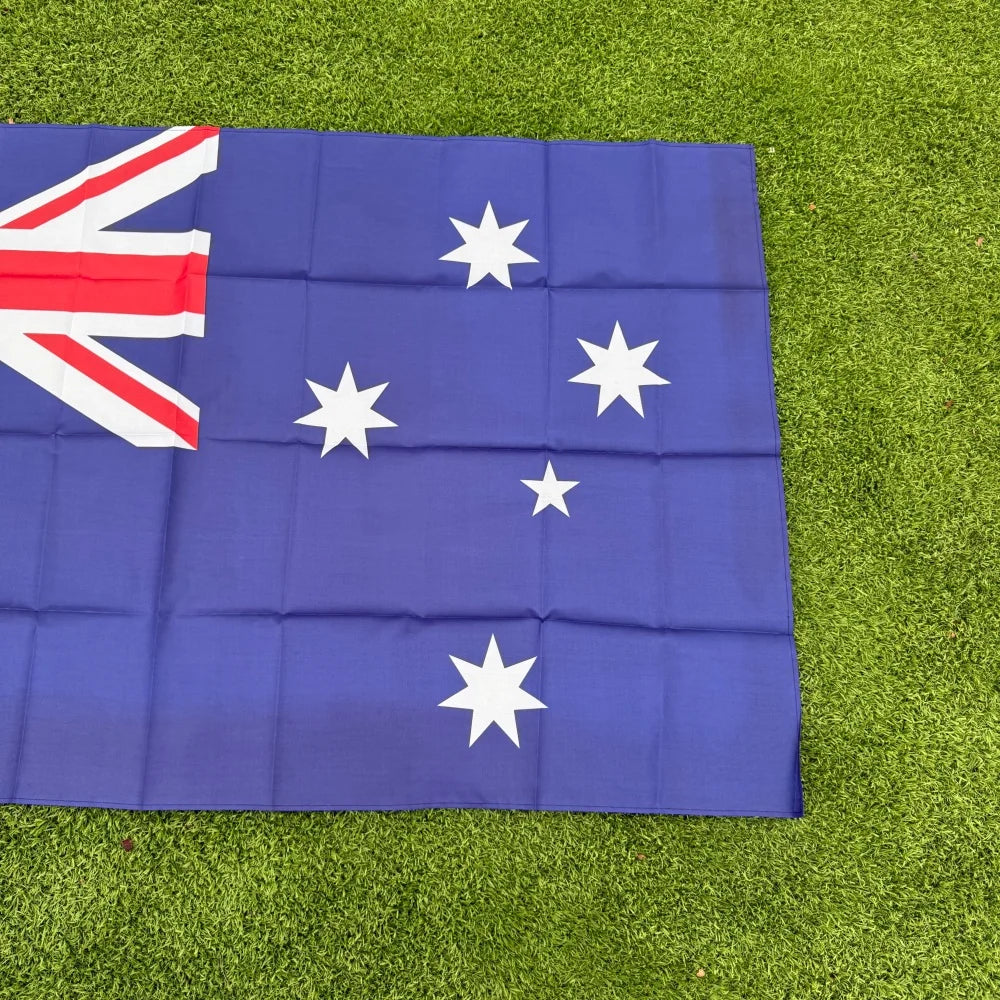 Australia Flag 150x90cm (3x5 FT) – Large Polyester National Banner | Australia World Cup 2026 Fan Flag for Indoor & Outdoor Use