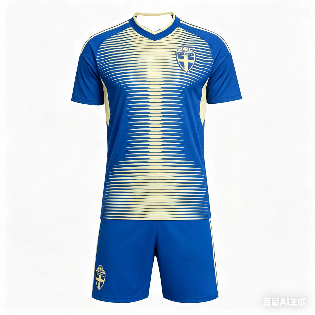 2026 Men's Sweden Soccer Jersey Blue Shirt Sverige National Team Football Jersey Set for Game Day Streetwear