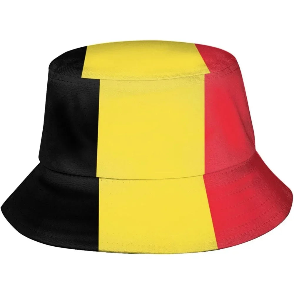 World Flags Bucket Hat 48+ Country Flag Caps | Unisex Summer Fisherman Hat for Travel, Festivals & FIFA World Cup 2026 Fans