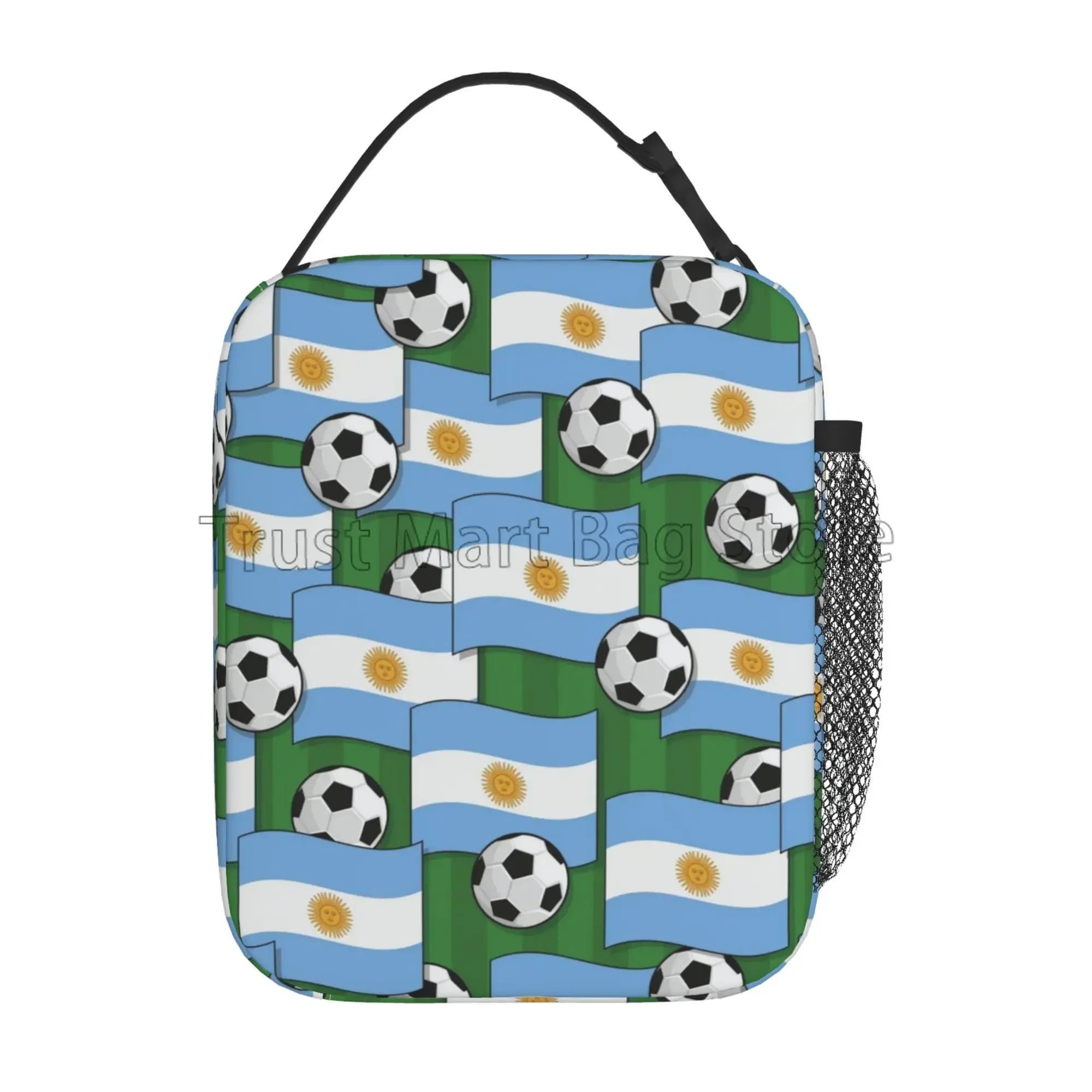 Argentina Flag Insulated Lunch Bag – Waterproof Thermal Bento Cooler Tote | Portable Reusable Picnic Lunch Box