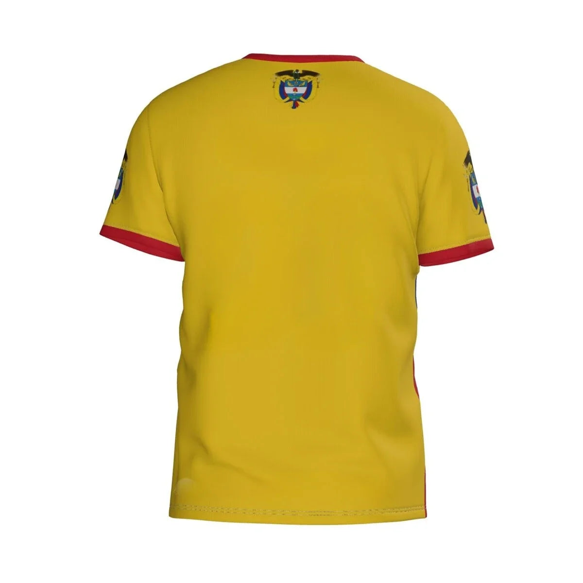 Colombia Flag Mens T Shirt Printed Colombian National Emblem Football T-shirts Round Neck 2024 Summer Casual Short-sleeved Tops