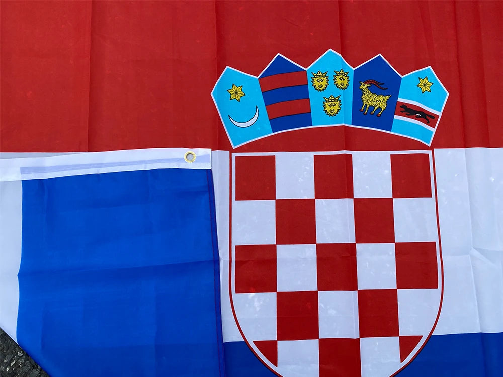 aerlxemrbrae flag   Croatia Flag NEW 90x150cm Croatian National Flag 100% Polyester 3x5ft Flag of Croatia