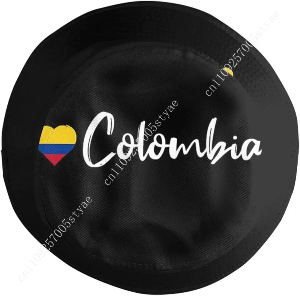 Colombia Flag Bucket Hat – Summer Fisherman Cap, Outdoor Sun Hat, Unisex Beach & Streetwear Hat