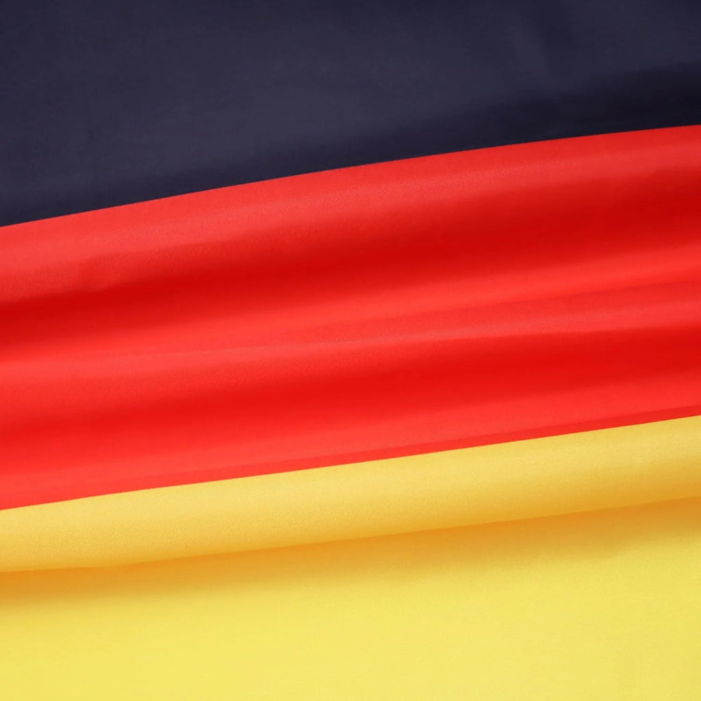Germany Flag 3x5 Ft 100D Polyester German Banner with Two Metal Grommets Fade Resistant Vivid Colors 150x90 Cm