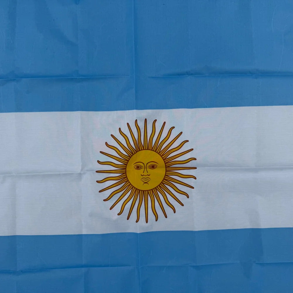 Argentina National Flag 150×90cm (3×5 FT) Polyester Flag – UV Resistant Double Stitched Indoor & Outdoor Decoration Banner