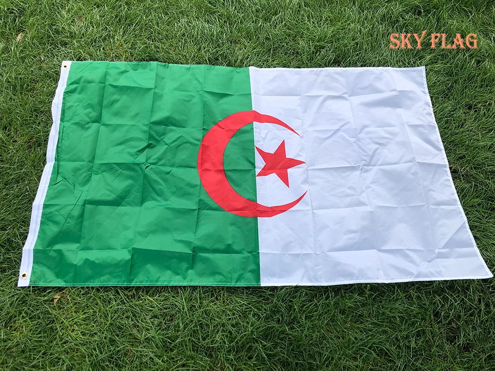 Algeria Flag 90x150cm – High Quality National Banner | Algeria World Cup 2026 Fan Flag for Events & Decor