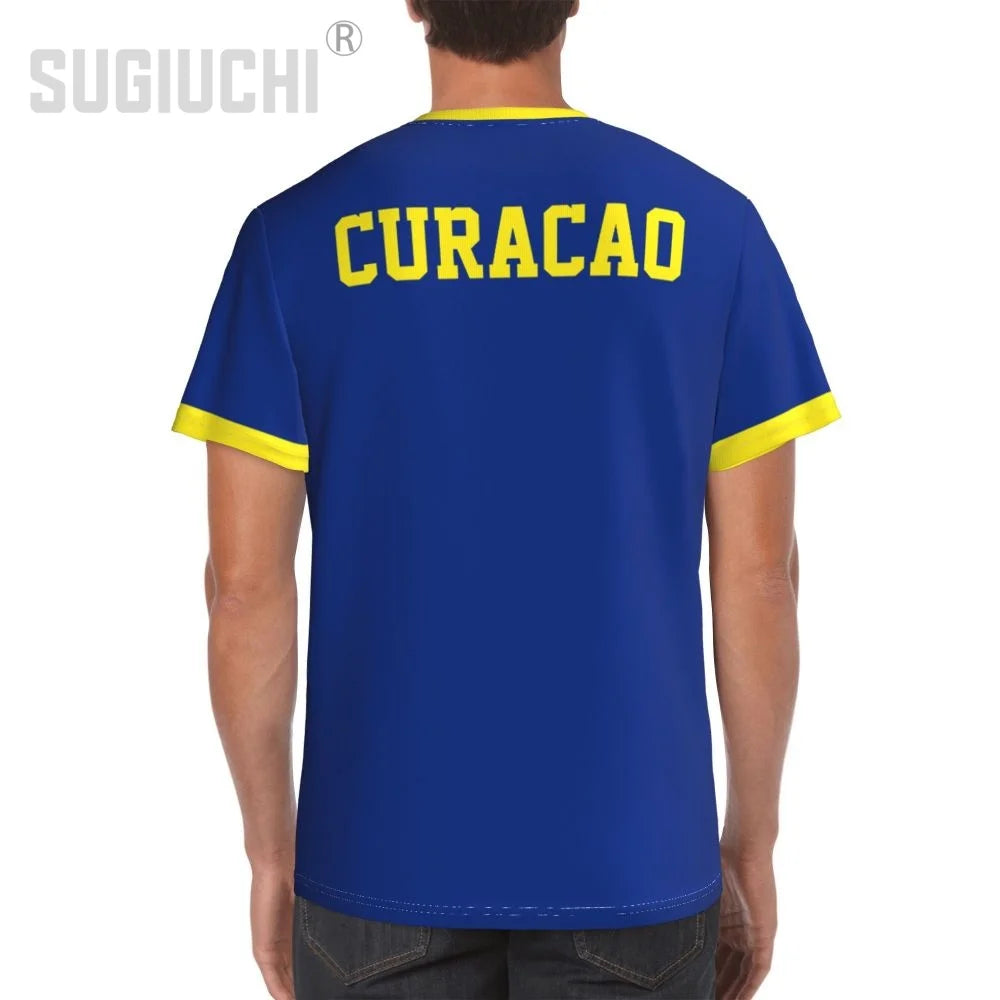 Custom Name Number Curaçao Flag 3D T-shirts For Men Women Tees team Clothes Soccer Football Fans Gift T shirt