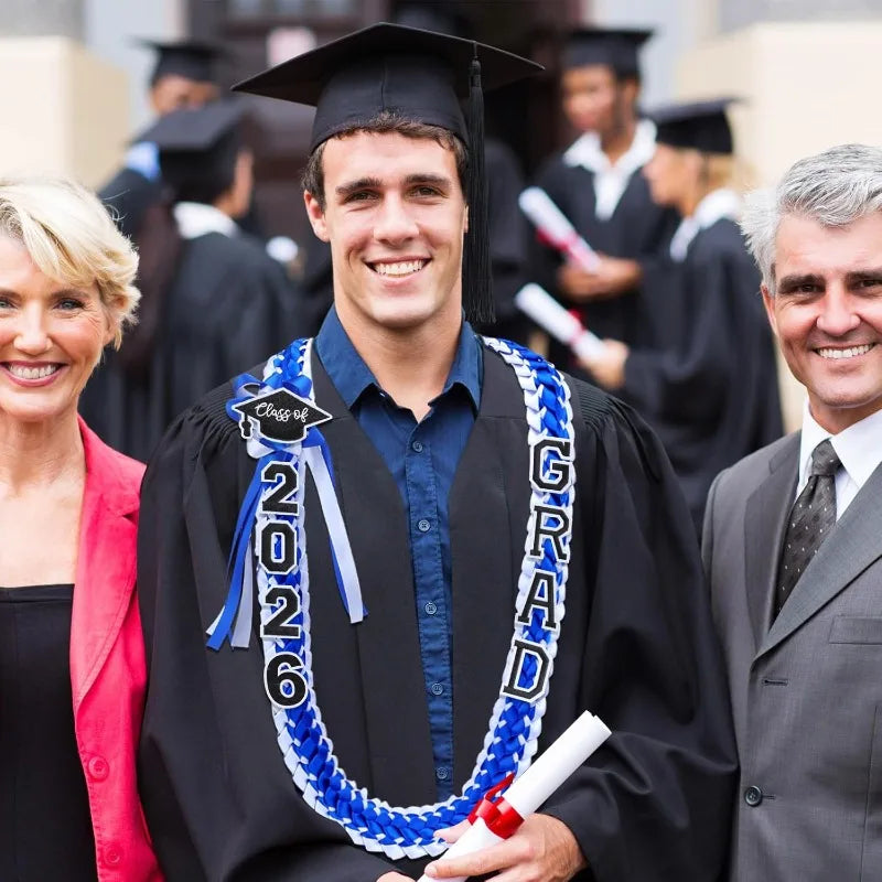 Floral Graduation Sash & Stole – Elegant Graduation Gown Sash for College & University Ceremonies
