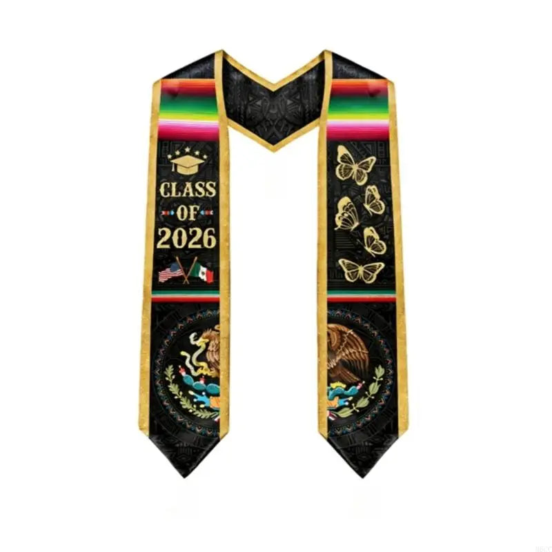 Mexican Graduation Sash & Stole – Premium Graduation Gown Sash for Graduation Ceremony