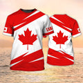 Canada Flag Maple Leaf T-Shirt – 2026 World Cup Canada Shirt, Canadian Soccer Jersey, Unisex Men Women Kids Football Tee Streetwear
