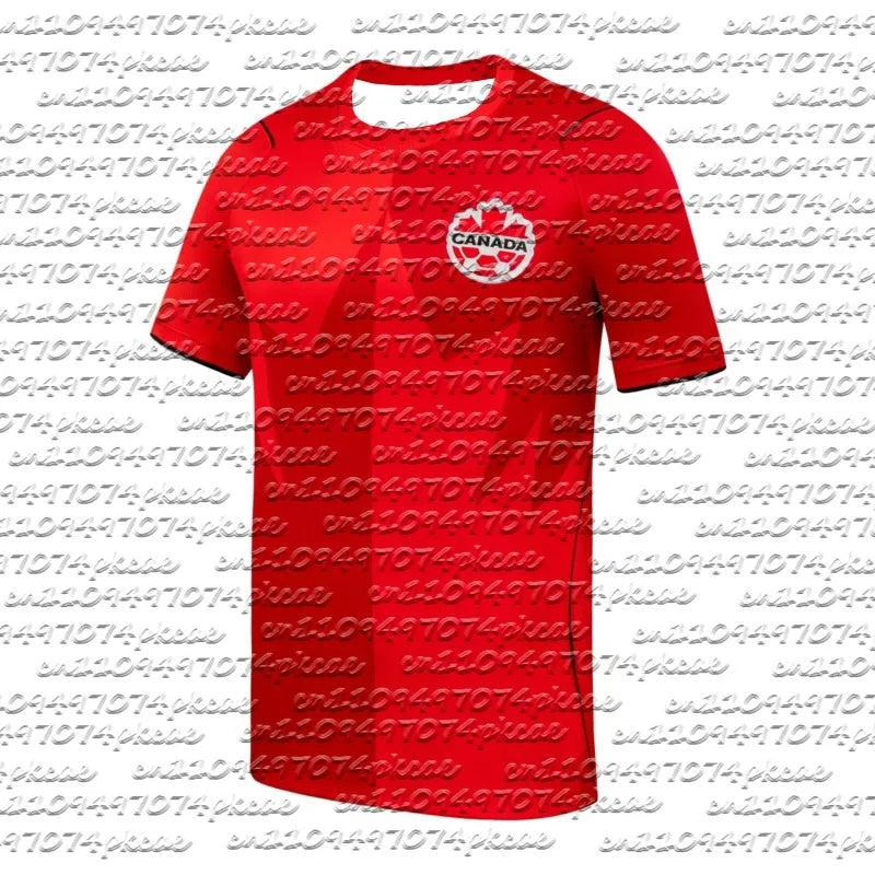 Canada Soccer Jersey 2026 – Home Fan T-Shirt, Quick-Dry Breathable Canada Football Shirt for Men