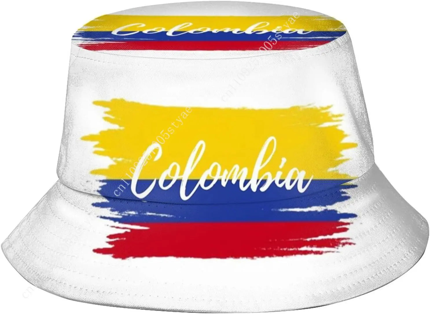Colombia Flag Bucket Hat – Summer Fisherman Cap, Outdoor Sun Hat, Unisex Beach & Streetwear Hat