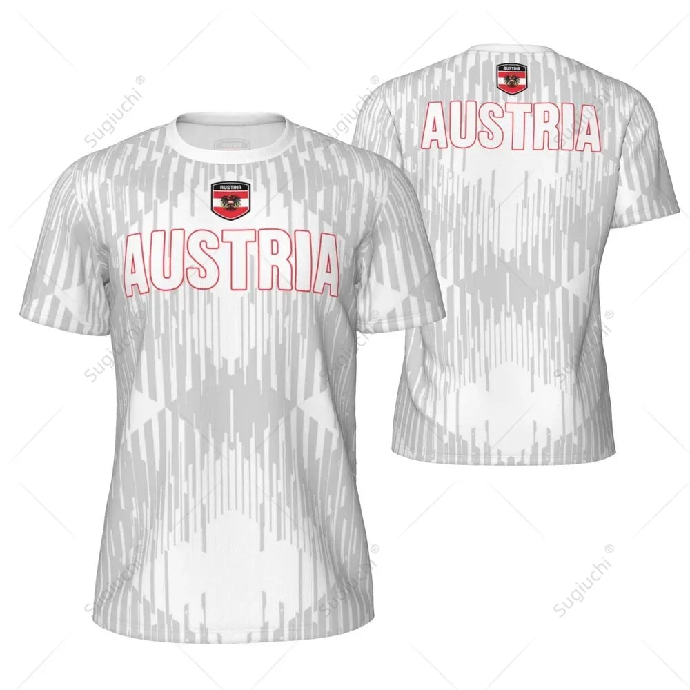 Austria Soccer Jersey| Quick-Dry Breathable Austria Jersey for Summer Sports