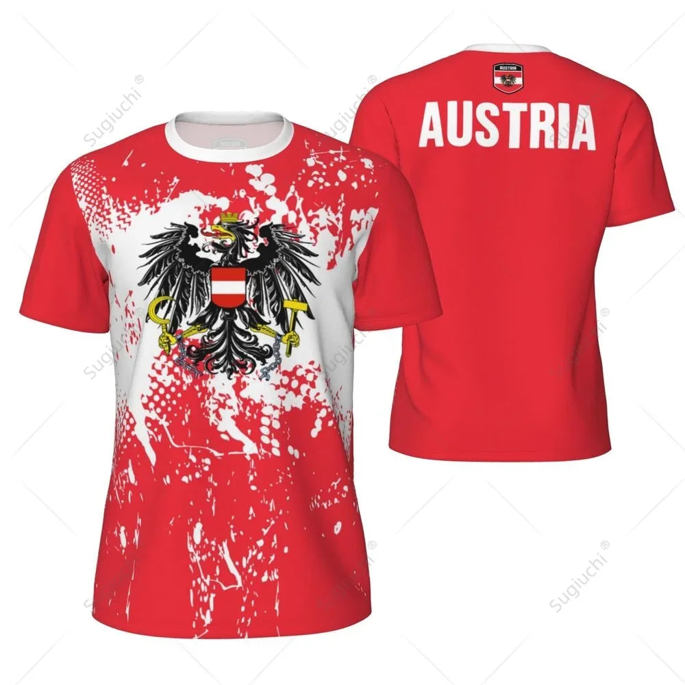 Austria Soccer Jersey| Quick-Dry Breathable Austria Jersey for Summer Sports
