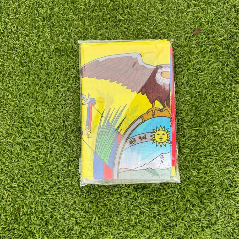 Ecuador Flag 150x90cm 3x5 FT Ecuadorian National Flag with Coat of Arms Polyester Double Stitched Outdoor Indoor Decoration