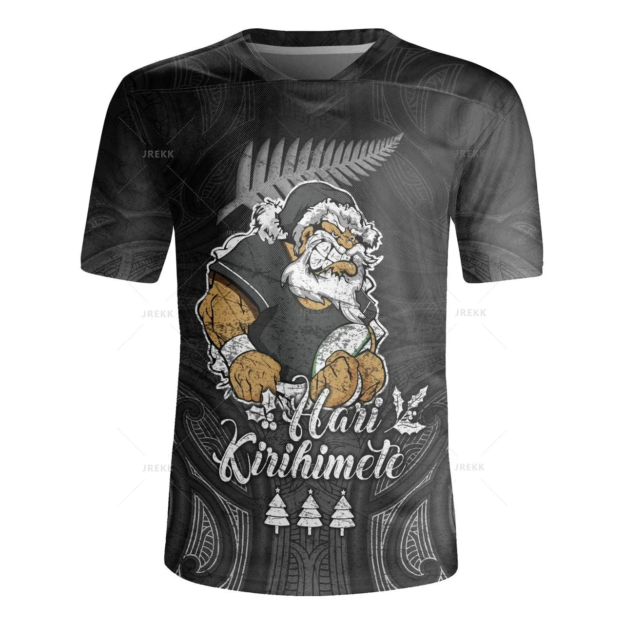 New Zealand Rugby-Jersey Silver Fern Flag Styles 3D Printed V Neck T Shirt NZ Jersey V-Neck T-Shirts Men Cool Short Sleeves Tees